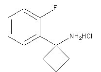 1-(2-fluorophenyl)cyclobutanamine hydrochloride